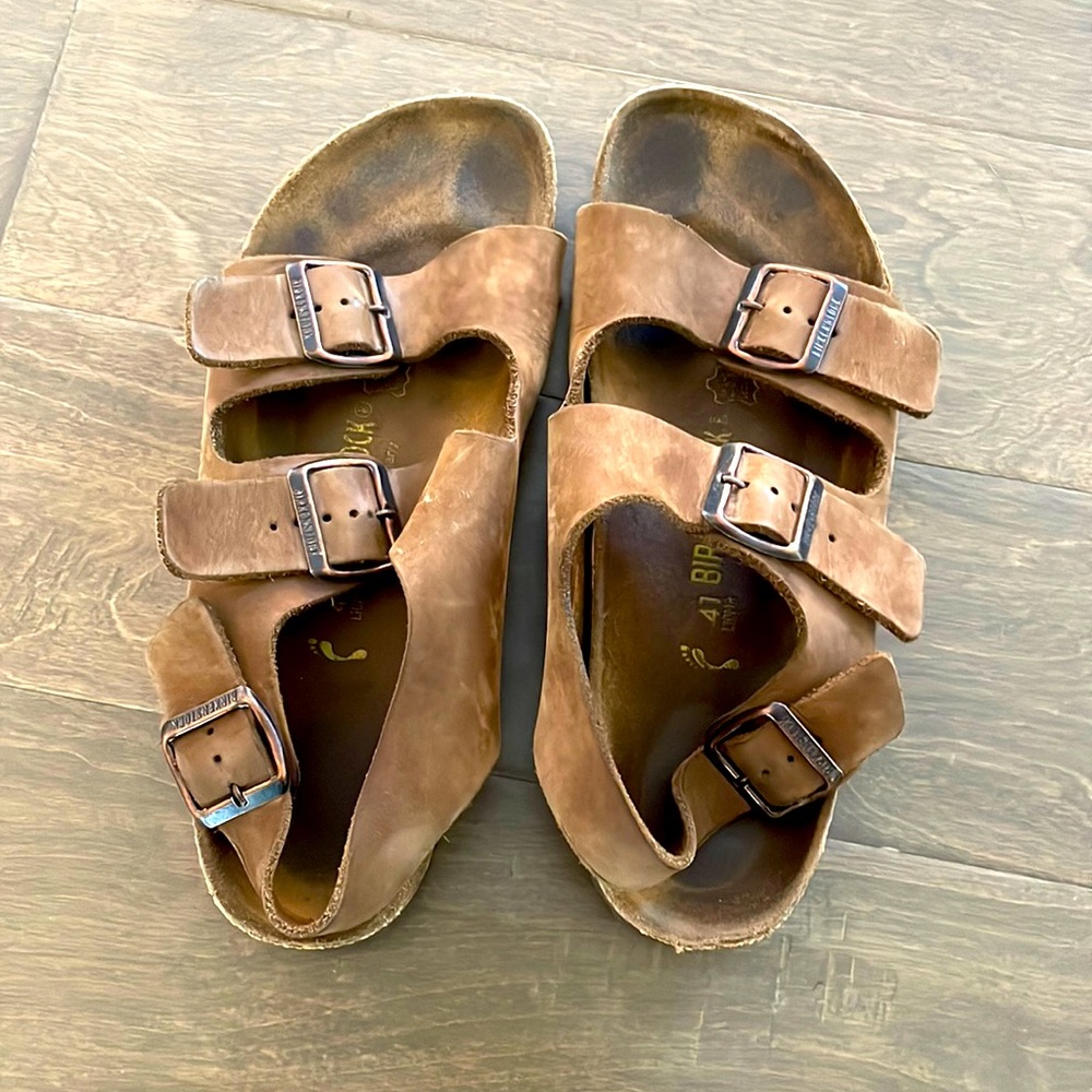 Birkenstock Brown Leather Sandals